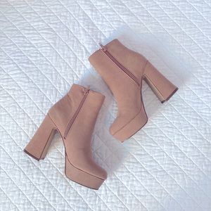 Madden Girl Gold Fawn Booties.